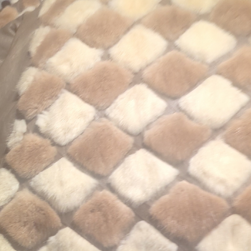 Chic Patchwork Teddy Jacket - image 5